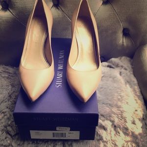 Kid Leather Stuart Weitzman Nude pumps